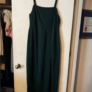 Lulu's Dark Green Maxi Dress
